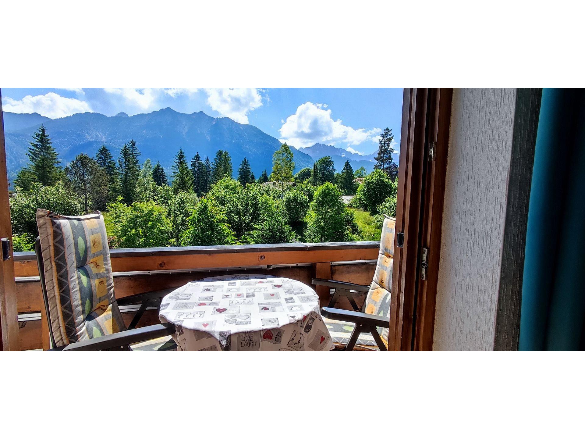 Blick vom Balkon