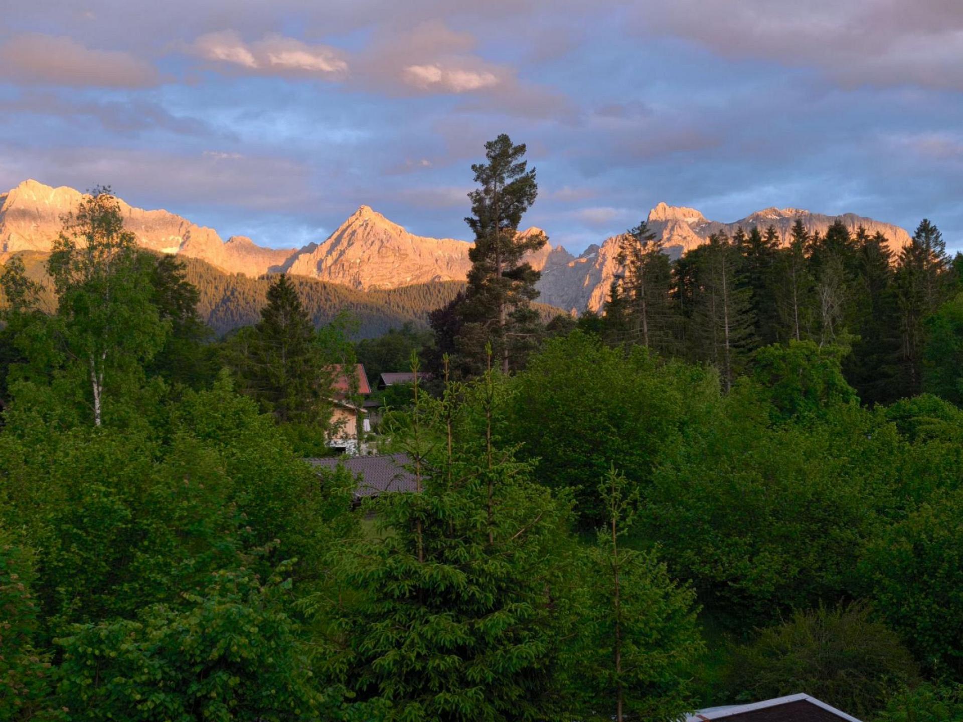 Abendstimmung vom Balkon
